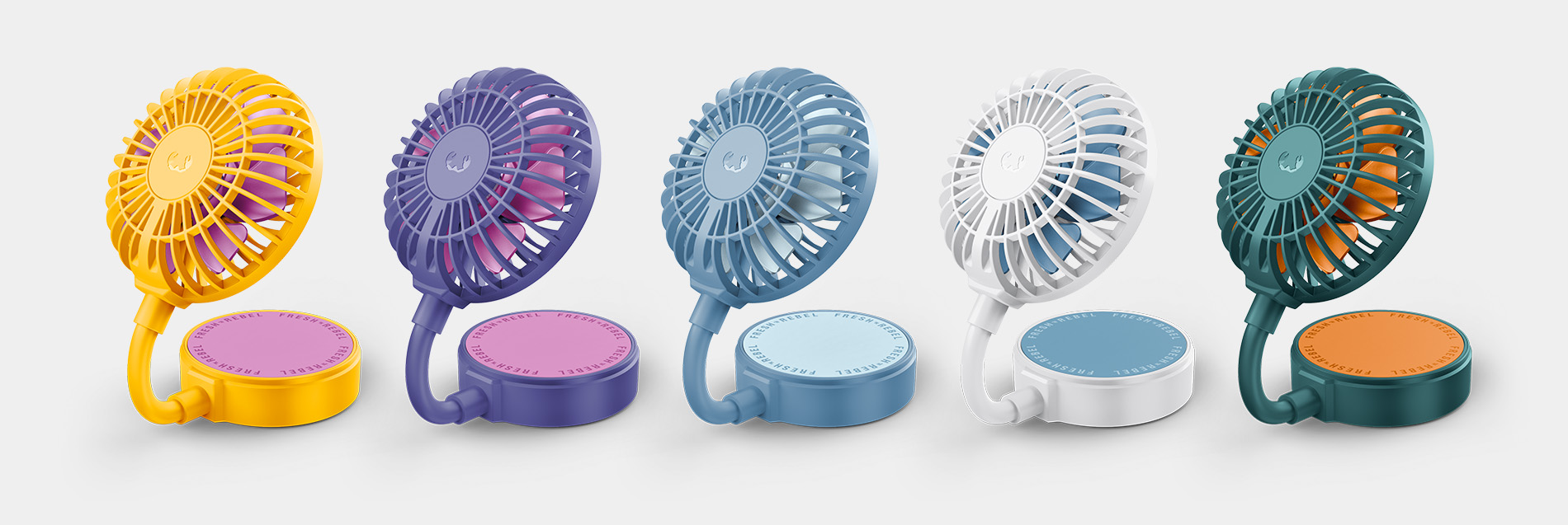 Fresh 'n Rebel - Magnetic Fan - Colours