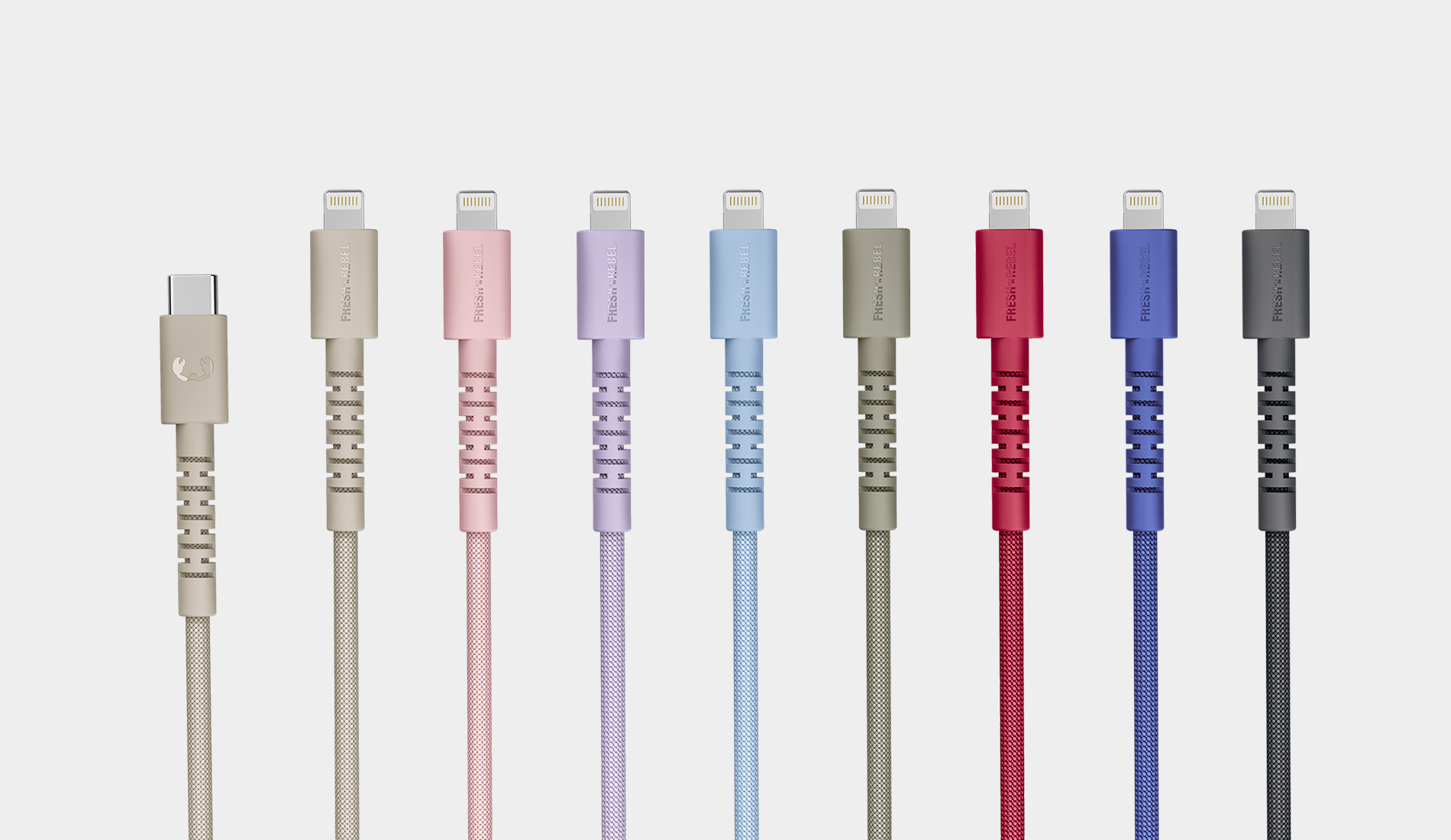Fresh 'n Rebel - USB-C to Lightning Cable - Colours