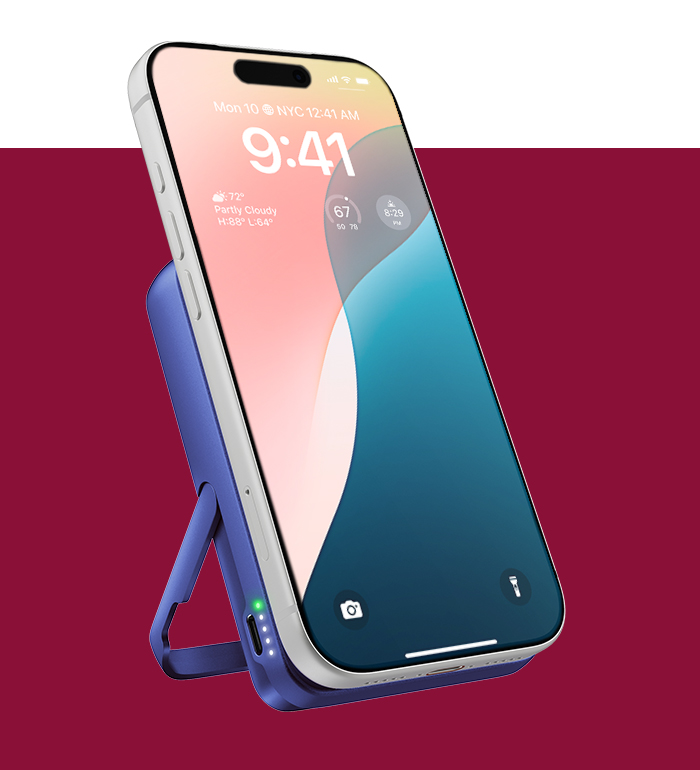 Fresh 'n Rebel - Wireless Magnetic Powerbank - Strong magnets