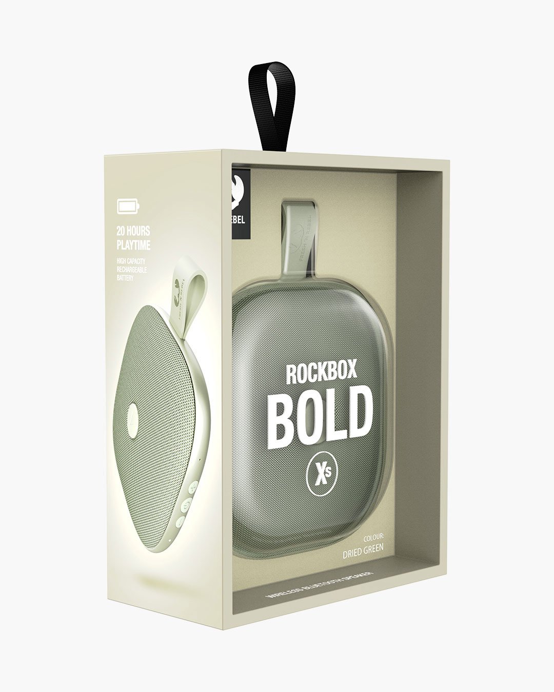 Fresh 'n Rebel - Rockbox Bold Xs - Wireless Bluetooth speaker - Dried Green