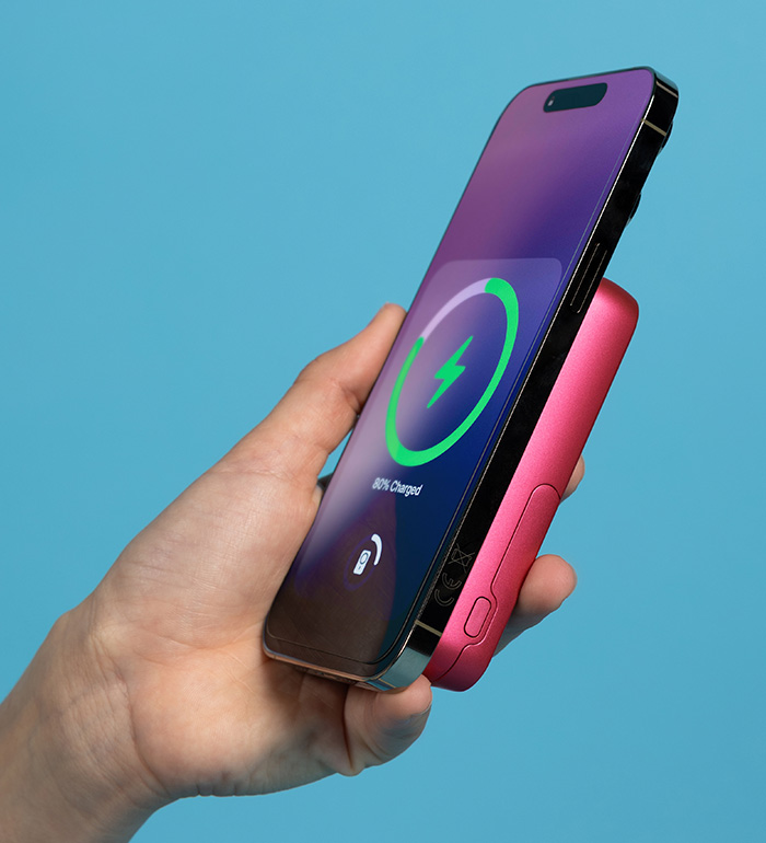 Fresh 'n Rebel - Wireless Magnetic Powerbank - Ultra Thin