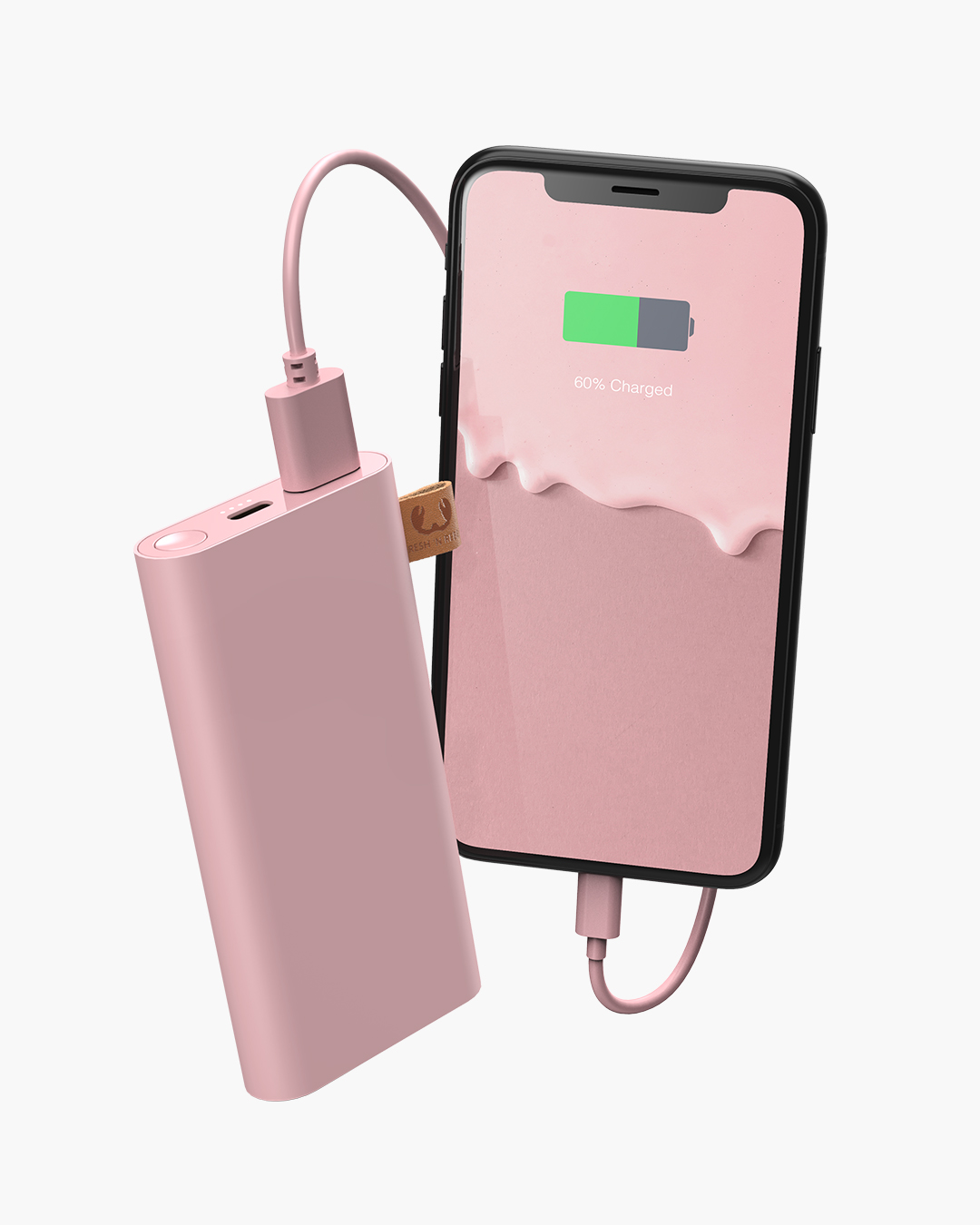Fresh 'n Rebel - Powerbank 6000 mAh USB-C - Dusty Pink