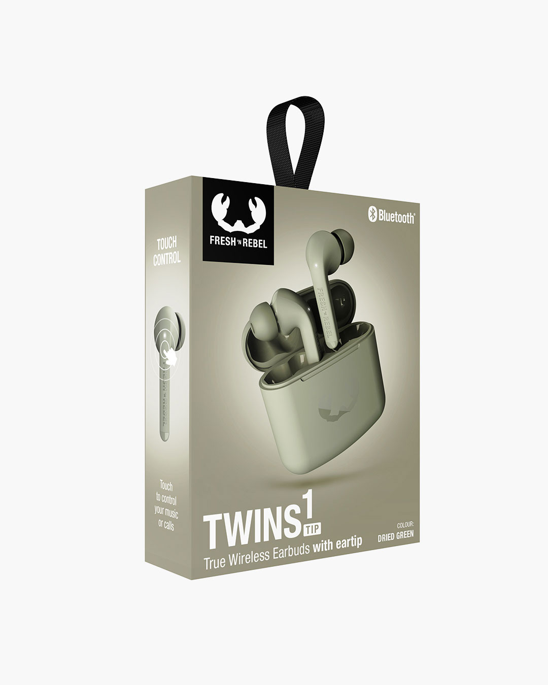 Fresh 'n Rebel - Twins 1 - True Wireless In-ear headphones with ear tip - Dried Green