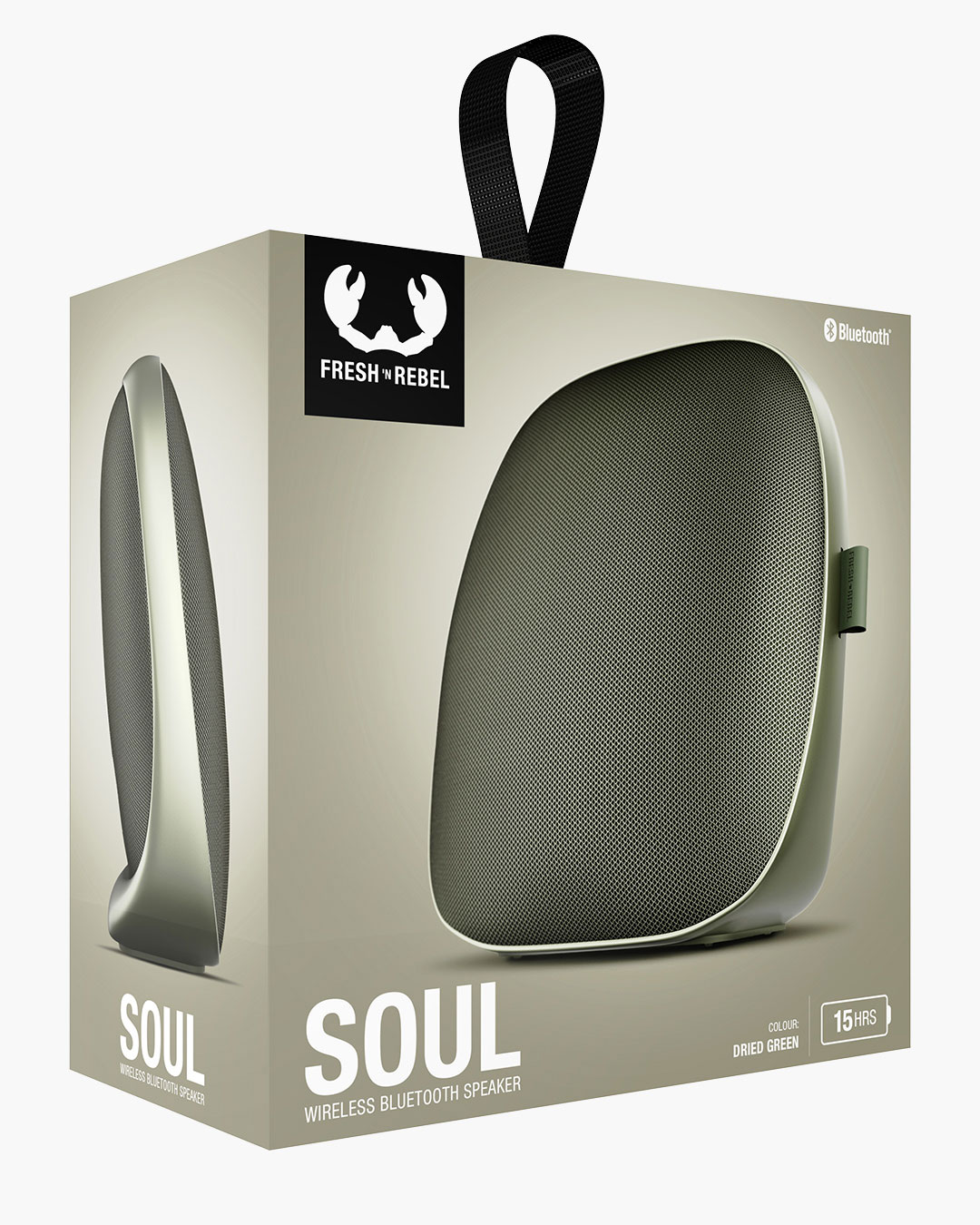 Fresh 'n Rebel - Soul - Wireless Bluetooth home speaker - Dried Green