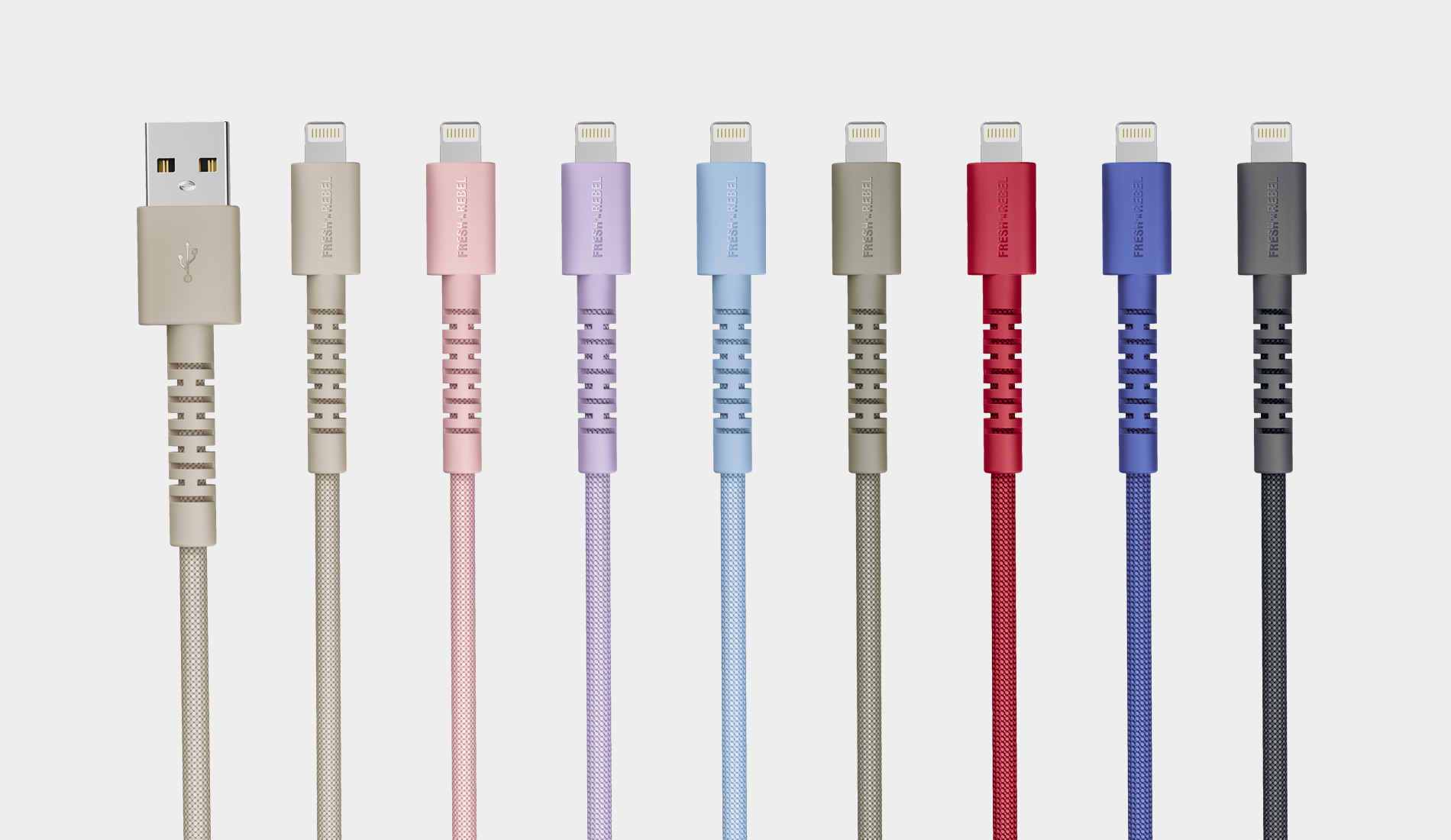 Fresh 'n Rebel - USB to Lightning Cable - Colours
