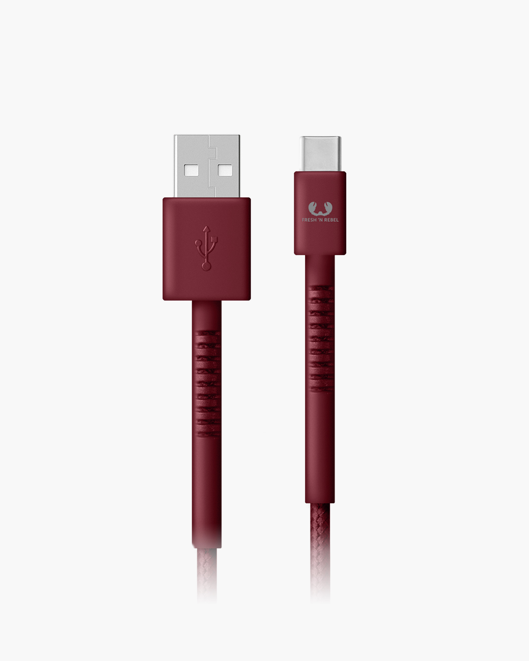 Fresh 'n Rebel - USB to USB-C cable 1,5m - Ruby Red