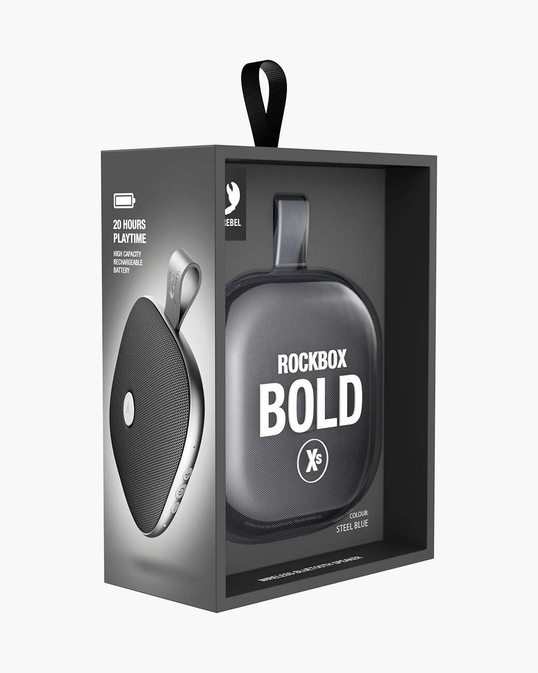Fresh 'n Rebel - Rockbox Bold Xs - Wireless Bluetooth speaker - Storm Grey