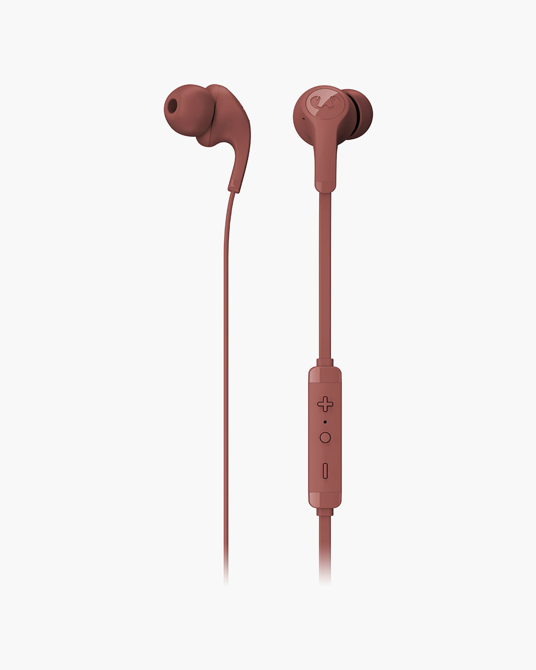 Fresh 'n Rebel - Flow Tip - In-ear headphones met afstandsbediening en microfoon - Safari Red