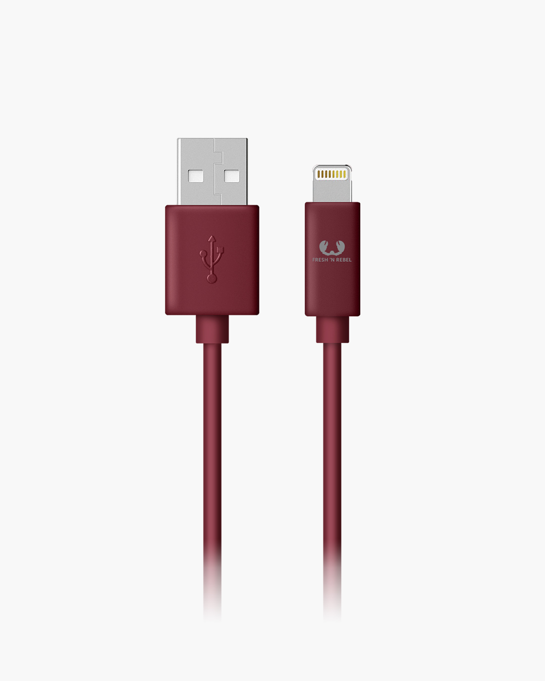 Fresh 'n Rebel - USB to Apple Lightning cable 0,2m - Ruby Red