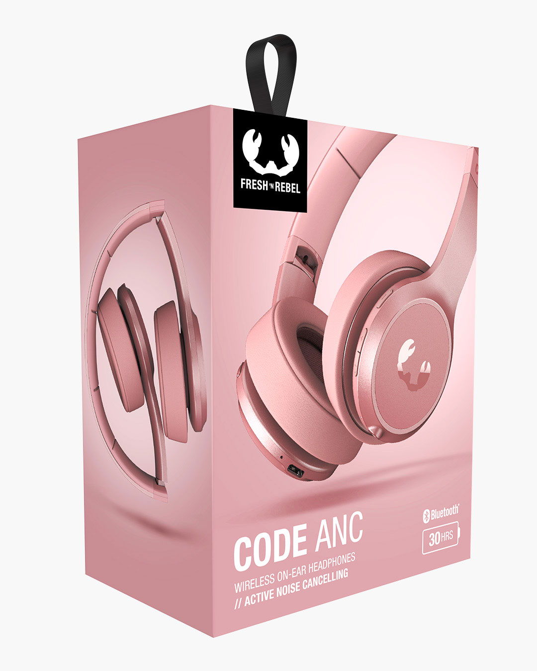 Fresh 'n Rebel - Code ANC - Wireless on-ear headphones with active noise cancelling - Dusty Pink