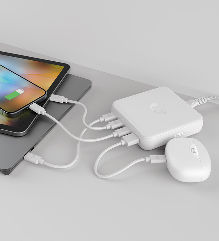Fresh 'n Rebel - 140W GaN3 Charging Station - GaN3 Technology