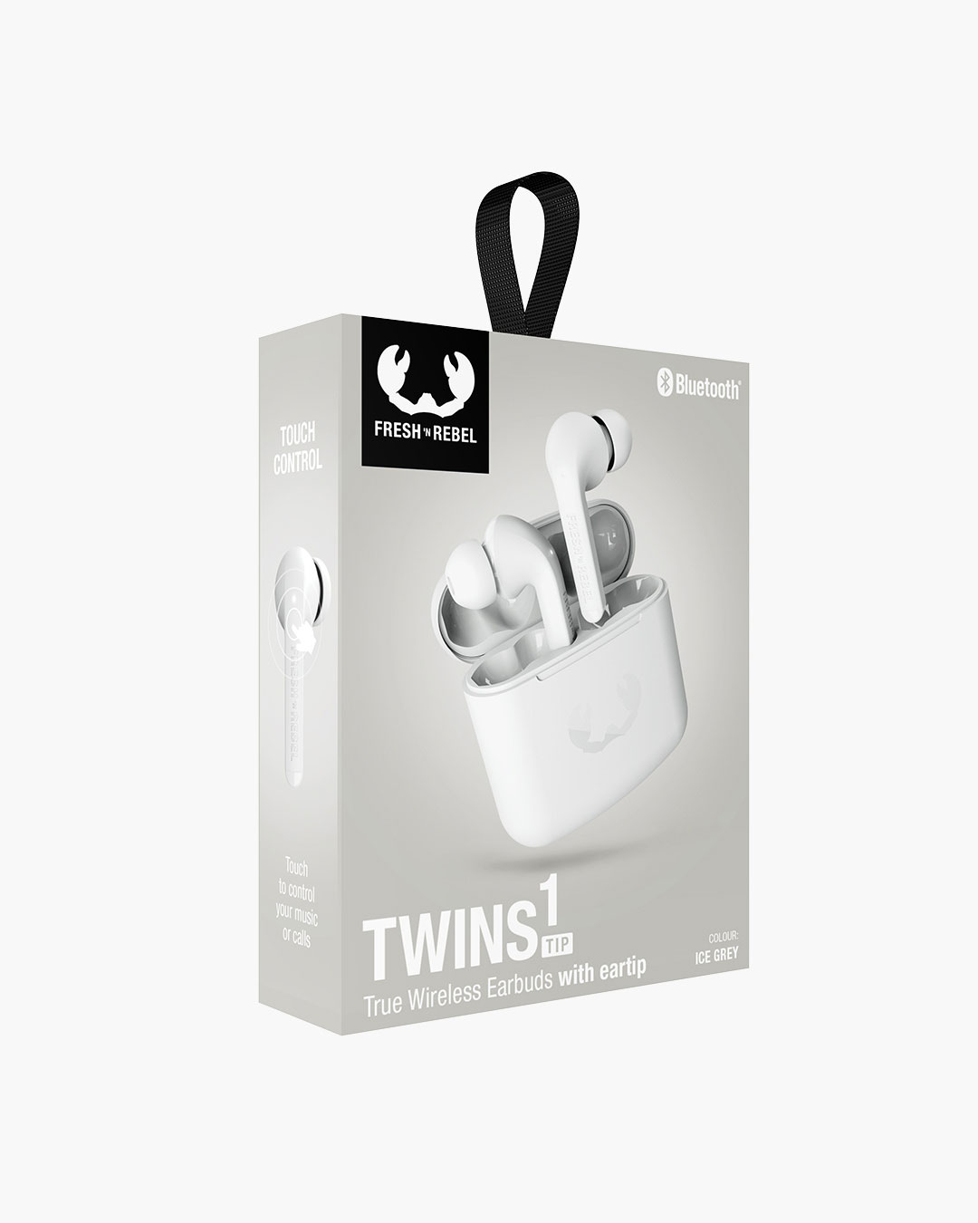 Fresh 'n Rebel - Twins 1 - True Wireless In-ear headphones with ear tip - Ice Grey